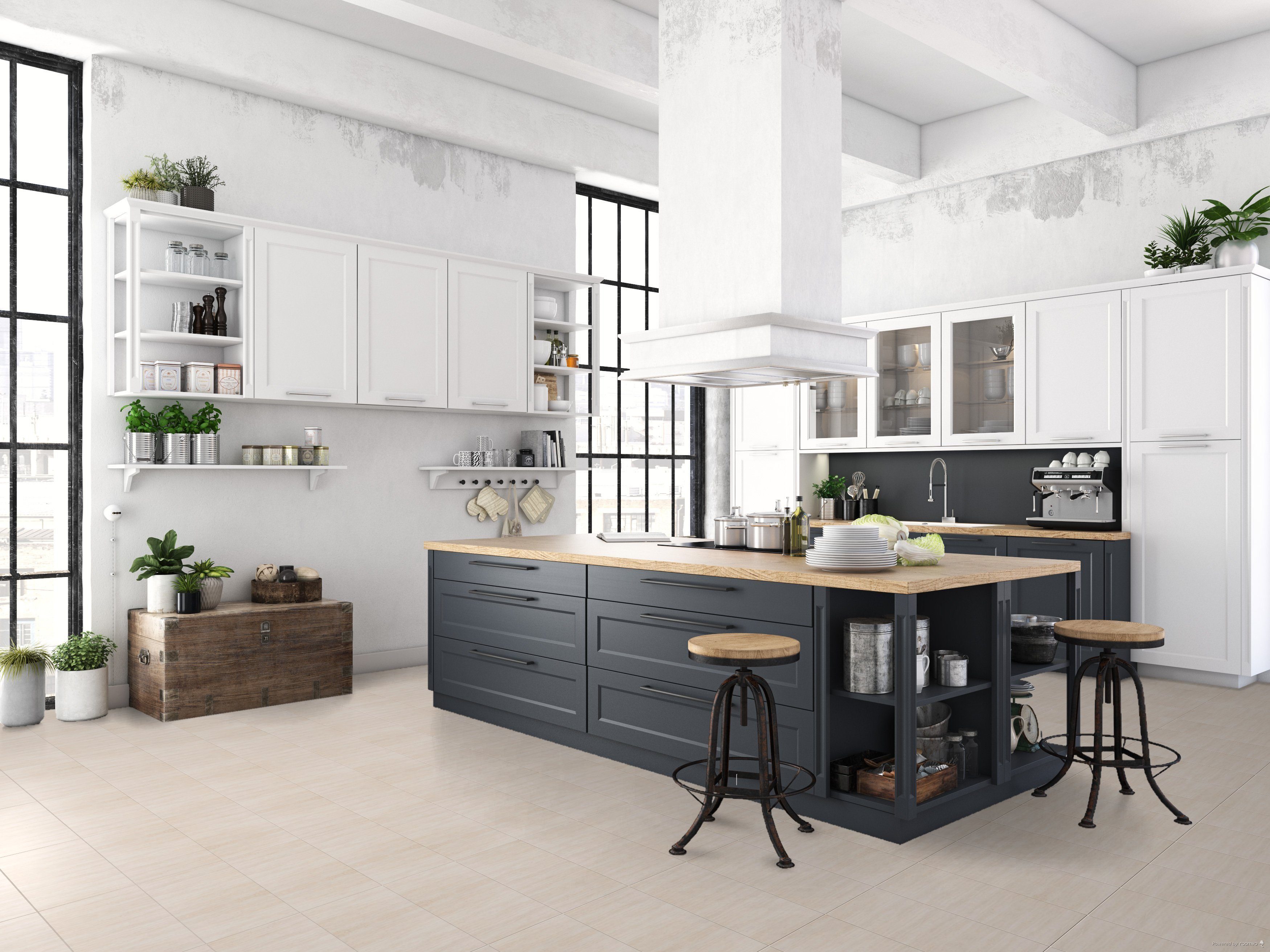 Fuzion SmartDrop Tile - Travertine