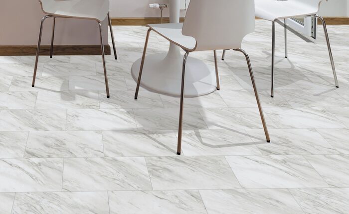 Fuzion SmartDrop Tile - Carrera Marble